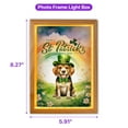 thumbnail image 5 of Happy St. Patrick’s Day Beagle with Green Hat Shamrocks Rainbow Acrylic Plaque with Wood Photo Frame Box Beagles Dog Lover Gifts Idea Light Box - 03007, 5 of 5