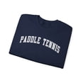 thumbnail image 3 of Paddle Tennis Sweatshirt Gifts Crew Neck Shirt Long Sleeve Unisex, 3 of 7
