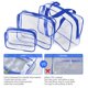 thumbnail image 5 of Autorización：Bolsa impermeable transparente, conjunto azul de tres piezas Adepaton CQ81-2, 5 of 9