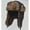 Black Coffee, variant on SUNRISEUMBRELLA Winter Ski Trapper Winter Hats Men Aviator Soft Faux Fur Ear Flaps Hat Cap (Black Coffee)