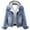 ZZZZZ-Blue, variant on Delayuji Denim Jackets for Women Trendy Women Autumn Winter Denim Upset Jacket Vintage Long Sleeve Loose Jeans Coat Women's Denim Jackets Blue S