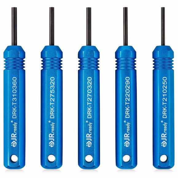 JRready ST5228 Extractor Tools,Removal Tools Kit for JST/AMP .062" /Molex .062" & .093� Pin and Socket Connectors, Male and Female Connector Tube