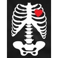thumbnail image 3 of Tstars Baby Skeleton Outfit X-ray Heart Halloween Easy Costume Baby Bodysuit, 3 of 6
