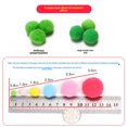 thumbnail image 2 of Bola de peluche de color elástico de 10 a 30 mm de alto, bola de pelo pequeña para niños de jardín de infantes, accesorios hechos a mano para bricolaje, bola de pelo, 2 of 6
