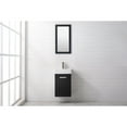 thumbnail image 4 of Design Element Stella 16.5” Pre-assembled Vanity Set in White with Porcelain Top - Freestanding & Wall Mount, 4 of 5