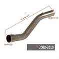 thumbnail image 2 of Motorcycle Exhaust System Middle Link Exhaust Pipe For Kawasaki ZX-6R 2009~2014 ZX-10R 2008 2009-2017, 2 of 3