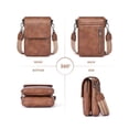 thumbnail image 4 of LAVA Small Crossbody Bags for Women Trendy, Multi Pocket PU Leather Casual Cell Phone Purse Wallet Handbags with Card Slots & Ajustable Strap, 4 of 6