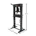 thumbnail image 2 of Black Widow BD-PRESS-20H-KIT 20 Ton Hydraulic Shop Press, 2 of 8