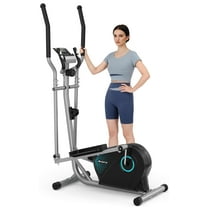 Elliptical Machine,16-Level Hyper-Quiet Drive whit LCD Monitor Dprodo Elliptical 265LBS Capacity for Home Use