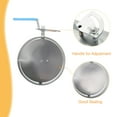 thumbnail image 4 of 3 Inch HVAC Duct Damper Manual Volume Backdraft Damper Airflow Ducting Control Valve Silver/Blue, 2 Pcs, 4 of 7