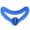 Blue, variant on Breathable Silicone Face Cushion for Meta Quest 3S, Anti-Fouling VR Eye Pad(Blue)