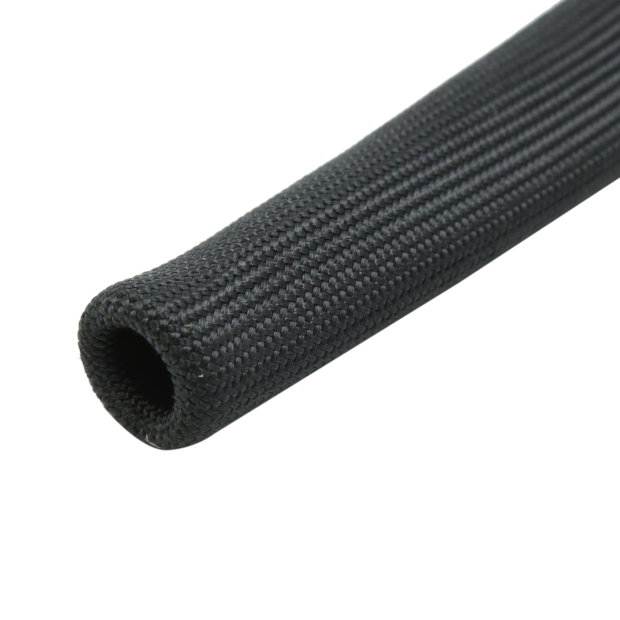 8 Pcs 15cm Black Fiberglass Exhaust Heat Insulating Wrap Sealing Tape