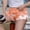 Orange, variant on uublik Womens Shorts Denim Stretchy Casual Fashion Trendy Button Fly Denim Shorts Hot Pink