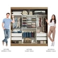 thumbnail image 5 of Ropero Closet Madesa Reno 3 Puertas Corredizas 1 Espejo M/B, 5 of 5