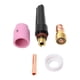 thumbnail image 4 of 5 Unids/Set TIG de Antorcha de Soldadura de Stubby de Gas Collet Cuerpo Kit de Lente para TIG WP -17 18 26 de Soldadura TIG Antorcha Gloria Copa rechoncha de soplete de soldadura, 4 of 8