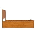 thumbnail image 3 of Solid Wood Platform Bed with Trundle - Full Size, Rustic Style, Light Toffee Finish, 3 of 6