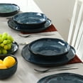 thumbnail image 4 of Stone Lain Mirella 4-Piece Pasta Bowl Set Stoneware, Blue, 4 of 6