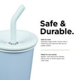 thumbnail image 4 of 10oz Kid's Cup with Straw Lid - Clear Sky, 4 of 7
