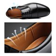thumbnail image 7 of IUJSOY Cap Toe Oxfords for Men Classic Dress Shoes Modern Formal Event Wedding Shoes Black 8.5, 7 of 7