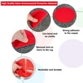 thumbnail image 4 of Alfombra Circles IKAYAS, 60 unidades, 10 cm, con puntos rojos, 4 of 5