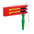 thumbnail image 4 of 2 Pcs Wooden Ratchet Sound Toys Double Layered Wood Matraca Rotating Hand Musical Instruments Matraca Toys for Children, 4 of 6