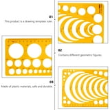Rulers Circle Geometric Templates Measuring Drawings Drawing Ruler ...