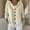 Beige, variant on JJHGVB Hooded Cardigan for Women Button Up Cardigan Loose Cardigan Womens Cardigan Sweaters Women's Cardigans Women Sweater Women's Pullover Sweaters Beige L