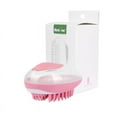 thumbnail image 5 of Cepillo de baño para mascotas rosa, cepillo de masaje para perros y gatos, almacenamiento de líquidos, cepillo para quitar el pelo, limpieza de gatos, suministros para el cuidado de mascotas, 5 of 5
