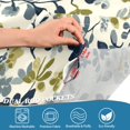 thumbnail image 3 of Yayeee Kitchen Curtains Tier Pair Light Filtering 27"x24" Rod Pocket Short Cafe Window Panel, Light Floral, 3 of 7