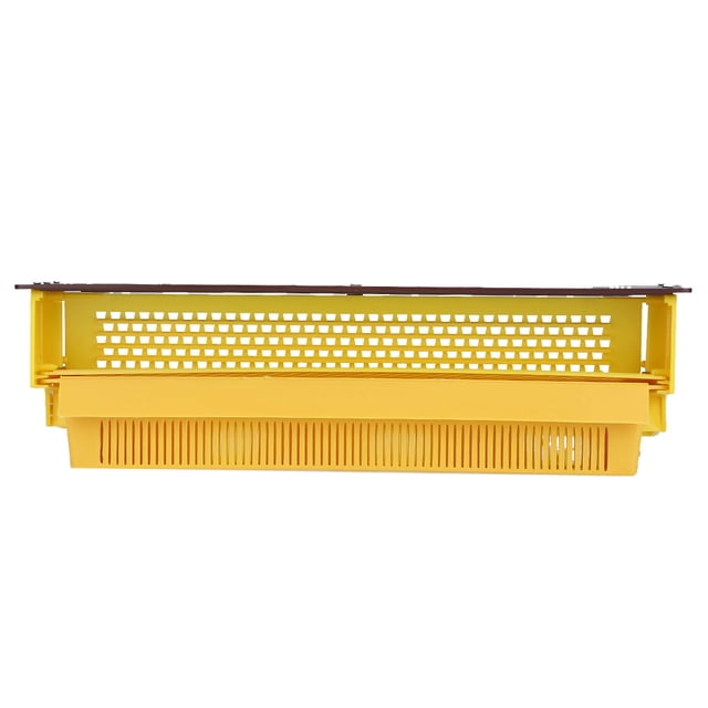Bandeja trampa para colector de polen, colector de polen de plástico amarillo, trampa para colector de polen de apicultura, entrada para colector de polen, solución innovadora