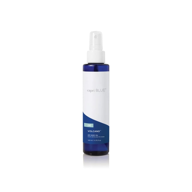 Spray de aceite corporal seco Capri Blue - Aceites corporales hidratantes de volcán para mujeres y hombres - Aceite hidratante corporal con vitamina E, aceite de jojoba y ácidos grasos Omega 6 - Aceit