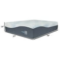 thumbnail image 5 of Benjara Miy Twin XL Mattress, Cool Gel Memory Foam, 14 Inch, Adjustable Base, 5 of 5