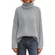thumbnail image 1 of Suéter PRETTYGARDEN 2025 Cuello Alto Manga Larga XL Gris Claro, 1 of 7