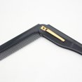 thumbnail image 2 of Seitruly 1 ud./2 uds. Clip de bolsillo plegable para hombres, peines portátiles de plástico para la cabeza y la barba, peine ligero para viaje de Cuidado del cabello negro+plata 1 PC Seitruly MR4438-02, 2 of 6