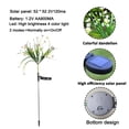 thumbnail image 2 of Luces solares para jardín, luces solares de flores, luces solares de flores al aire libre, decorativas solares impermeables, 2 of 6