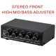 thumbnail image 1 of Mezclador de sonido de micrófono de graves medios altos de 3 canales Mezclador estéreo con adaptador USB para clubes CUTICAT Mezclador de audio estéreo, 1 of 8