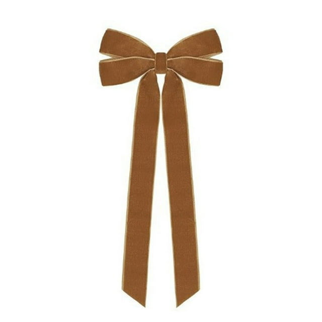 Christmas Decor - Dienrx Ribbon Bows for Christmas Tree Rustic Small Craft Bows Ornaments for Garland Wreath Wrapping Candy Bags Diy Decorations, 1 Bow