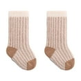 thumbnail image 3 of Bnwani Kids Cotton Socks Winter Crew Warm Thick Socks Brown, 3 of 3