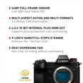 thumbnail image 3 of PANASONIC LUMIX S1H Digital Mirrorless Video Camera with 24.2 Full Frame Sensor, 6K/24p Video Recording Capability, V-Log/V-Gamut, and Multi-Aspect Recording, 3 of 5