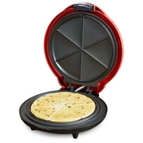 Elite Gourmet EQDL2500 Red 11" Cheesy Quesadilla Maker