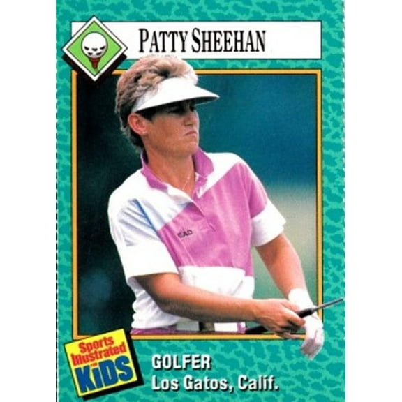 Patty Sheehan 1989 Sports Illustrated for Kids LPGA golf Rookie Card