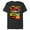 Dark Heather, variant on Disney and Pixar’s Cars Race Time Lightning McQueen Racing - Short Sleeve Blended T-Shirt for Adults - Customized-Black