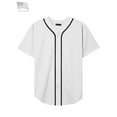 thumbnail image 2 of Hat and Beyond Men's Baseball Jersey Button Down Athletic Uniform, 2 of 4