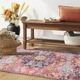thumbnail image 2 of Wonnitar 3'x5' Bohemian Medallion Area Rug,Bedroom Rug Soft Throw Printed Bathroom Kitchen Entry Foyer Mat, Vintage Non-Slip Washable Carpet for Front Door Laundry Room Bath Office, 2 of 7