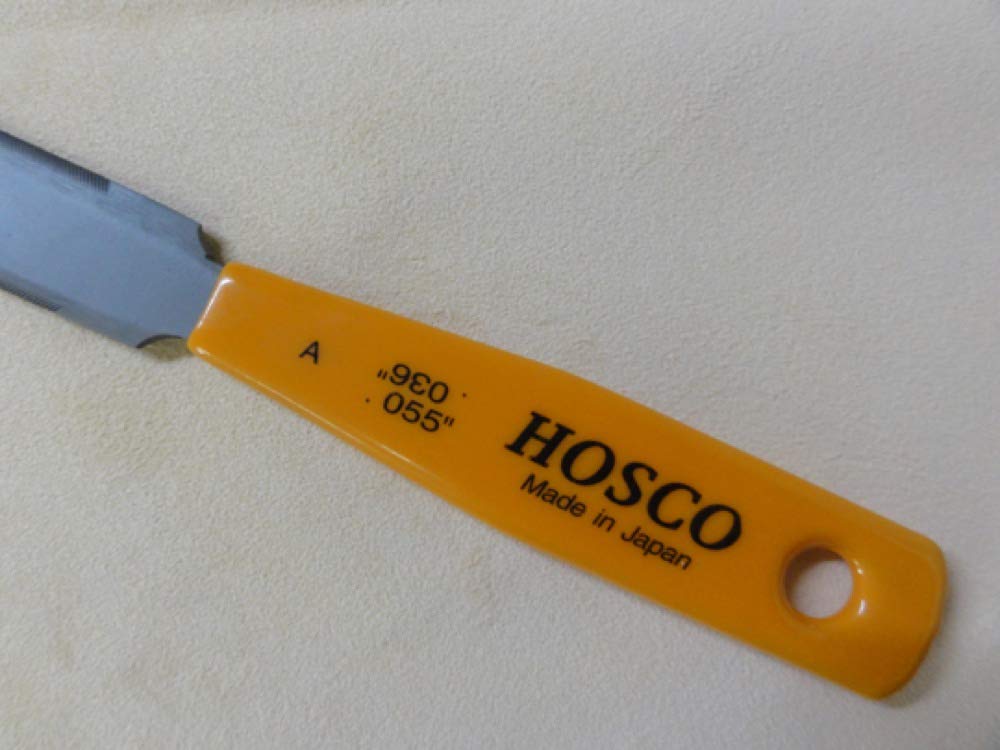 HOSCO LUTHIERS TOOLS Nut groove cut file 3 pose acoustic guitar TL-NF3A