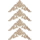 thumbnail image 1 of piezas de molduras de esquina para decoración de gabinetes y muebles, 12 x 12 cm, juego de decoración de madera tallada para acentos de cocina, 1 of 5