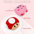 thumbnail image 6 of 2 Pack Cute Case for AirPods 4th Generation Case, Anime Funny Soft Silicone Cover with Cleaning Kit & Keychain, Shockproof Protective Cover for Kids Women, for Apple AirPods 4 2024, Pink & Red, 6 of 7