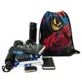 thumbnail image 3 of 13.5 x 16.5 Inch Halloween Pattern of Waterproof Drawstring Backpack with Shoe Compartment – Lightweight Dry Wet Separation Gym Bag for Men Women & Teens, 3 of 5