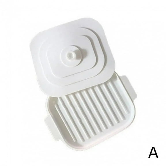 Silicone Microwave Bacon Cooker Tray Baking Pan Oven Kitchen Bakeware Reusable Portable Gratin Roasted Meat Lasagna Dessert
