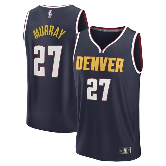 Men's Fanatics Jamal Murray Navy Denver Nuggets Fast Break Replica Player Jersey - Icon Edition